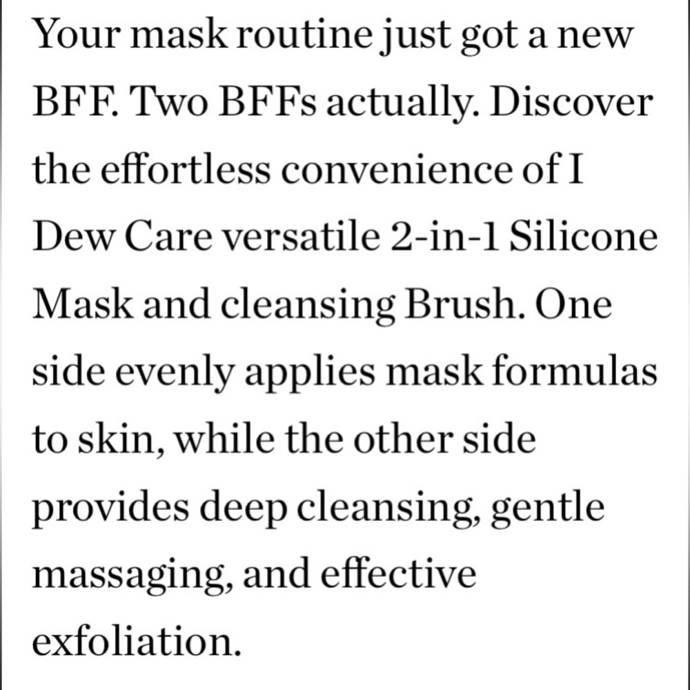 I Dew Care 2 in 1 Silicone Mask Brush - Picture 4 of 8